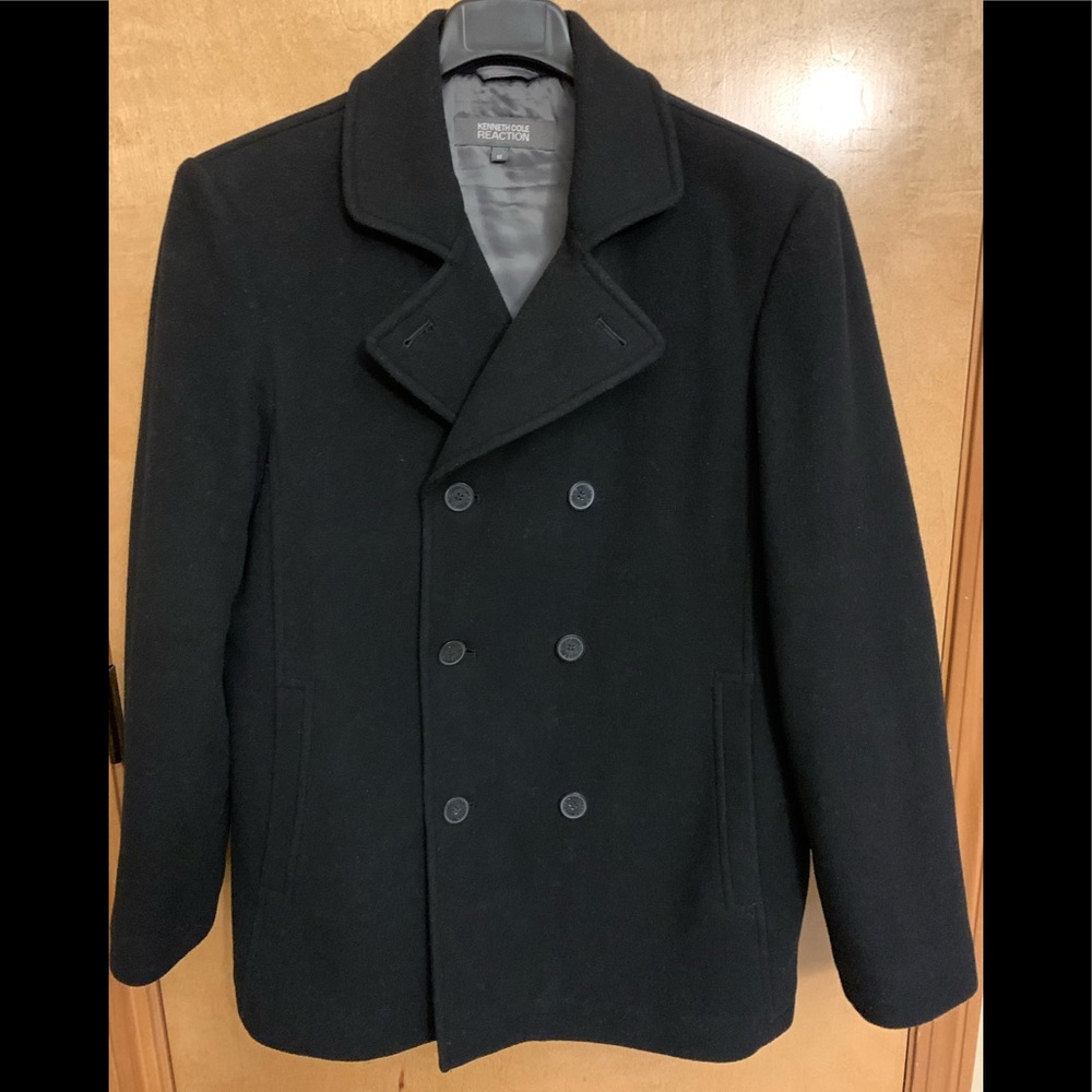 Men’s Kenneth Cole Reaction Wool Peacoat sz M